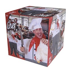 Mens Inflatable Chef Costume for TV Cartoon & Film Fancy Dress