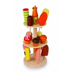 Childrens Wooden Ice Cream Lolly Stand