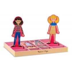 Melissa & Doug Abby and Emma Deluxe Magnetic Wooden Dress