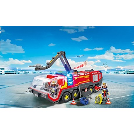 Playmobil 5337 City Action Airport Fire Engine with Lights and Sound