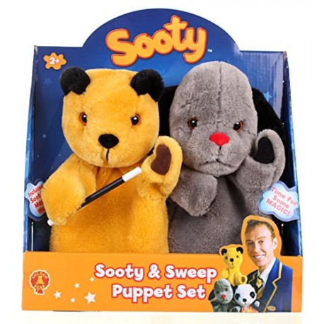 The Sooty Show Sooty and Sweep Puppet Set