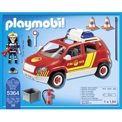 Playmobil 5364 City Action Fire Chief´s Car with Lights and Sound