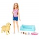 Barbie FBN17 Newborn Pups and Doll