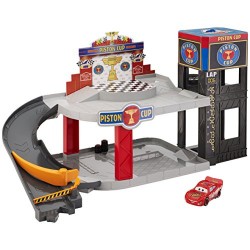 Mattel DWB90 Cars Piston Cup Racing Garage