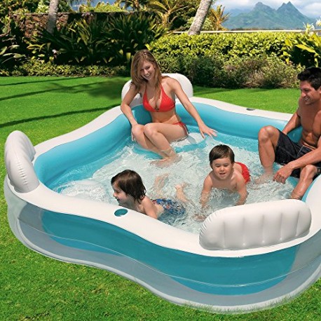 Intex Swim Centre Family Pool with Seats 56475NP, 229 x 229 x 66 cm