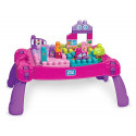 Mega Bloks FFG22 Buildand Learn Table, Pink