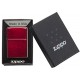 Zippo 21063 Windproof lighter without logo, Candy Apple Red, Regular