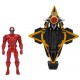 Power Rangers 43571 Ninja Steel Mega Morph Cycle with Red Ranger