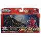 Power Rangers 43571 Ninja Steel Mega Morph Cycle with Red Ranger