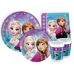 Ciao Y2499 Disney Frozen Party Tableware for 24 People (112 Pieces