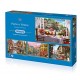 Gibsons Paris and Venice Jigsaw Puzzle (4 x 500