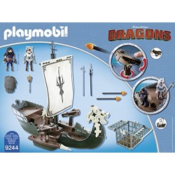 Playmobil 9244 Dreamworks Dragons Floating Drago's Ship with Firing Cannons, 4