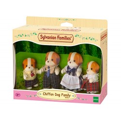 Sylvanian 5000 Families Chiffon Dog Family