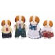 Sylvanian 5000 Families Chiffon Dog Family