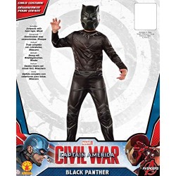 Black Panther Costume, Kids Civil War Outfit, Medium, Age 5