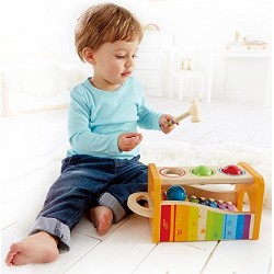 Hape Early Melodies E0305 Pound And Tap Bench