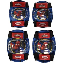 Spiderman Protective Helmet and Pads Set with Bag