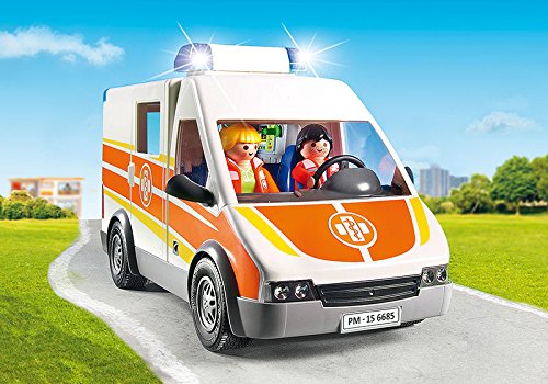 Playmobil 6685 City Life Ambulance with Lights and Sound