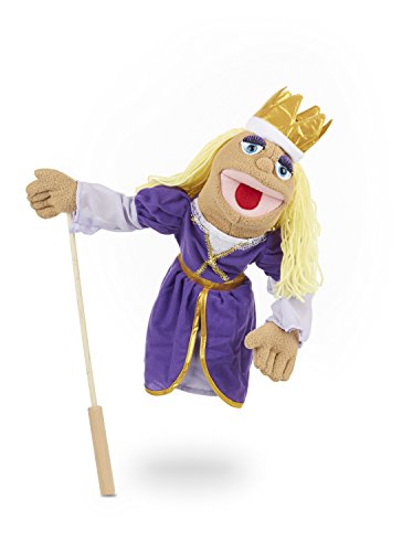 Melissa & Doug Royal Princess Puppet With Detachable Wooden Rod for Animated Gestures