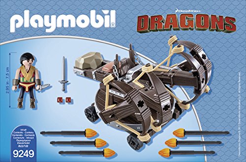 Playmobil 9249 Dreamworks Dragons Eret with 4 Shot Firing Ballista, 4