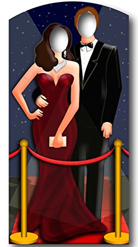 Star Cutouts SC170 Red Carpet Stand in Cardboard Cut Out