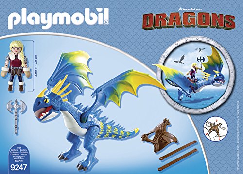 Playmobil 9247 Dreamworks Dragons Astrid and Stormfly, 4