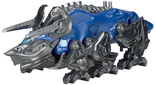 Power Rangers 42562 Movie Triceratops Battle Zord with Blue Ranger